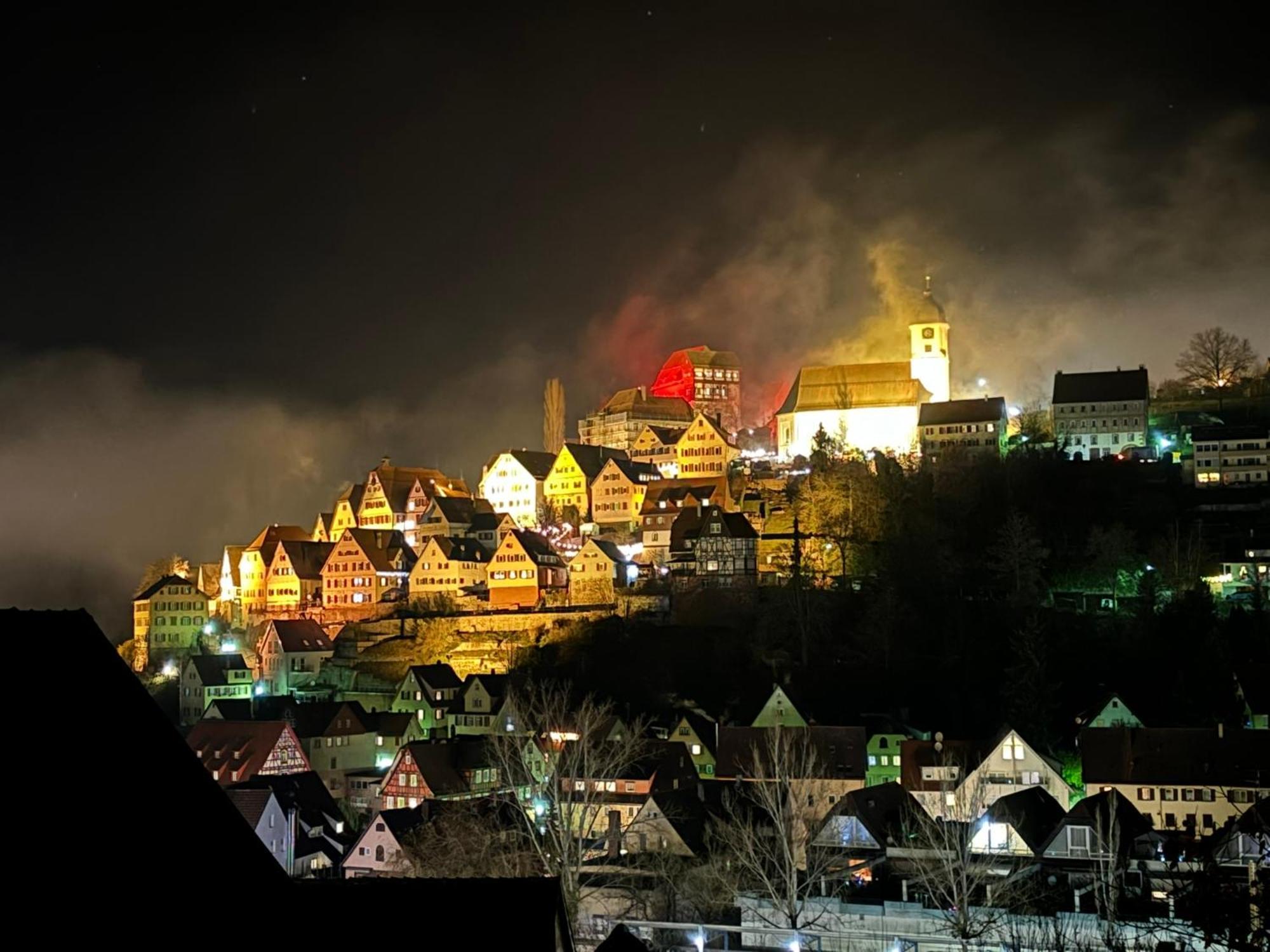 Retro Ferienwohnung Mit Schlossblick Im Nordschwarzwald Altensteig Extérieur photo